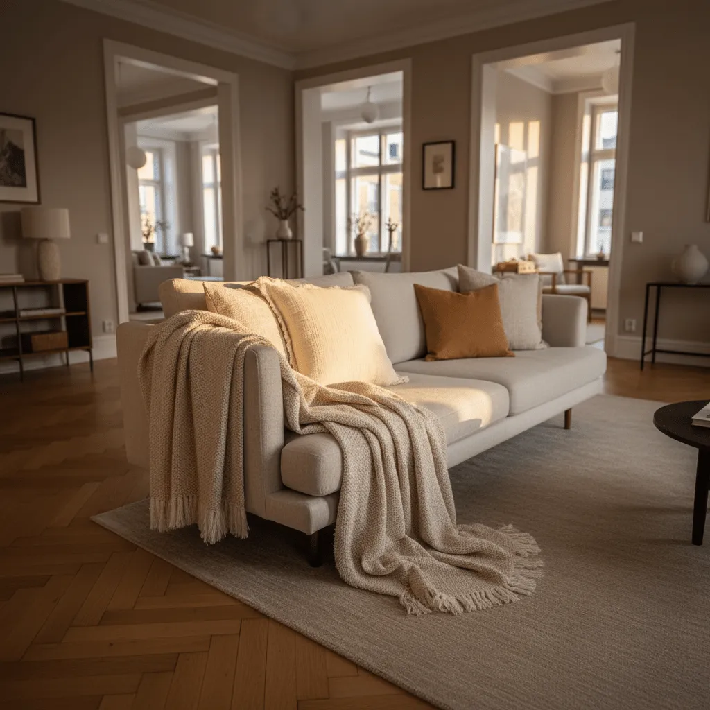 Housse de coussin - Dorena (crème)