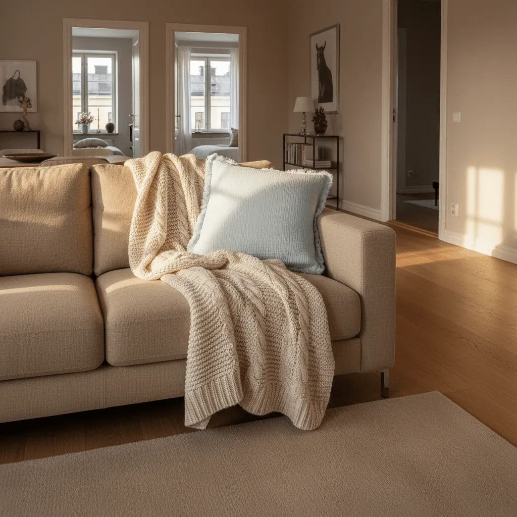 Kissenbezug - Dorena (hellblau)