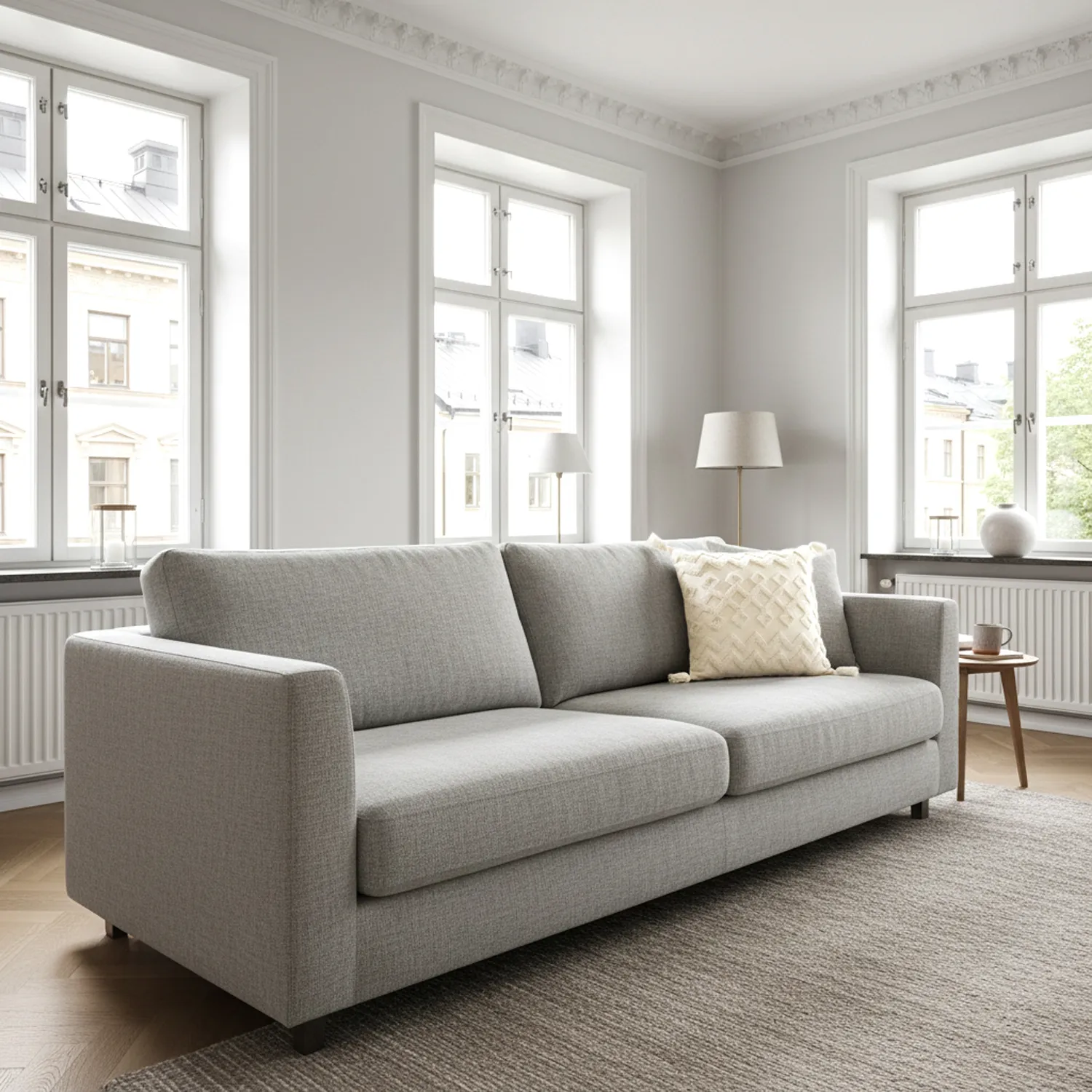 Kissenbezug - Doria (cremefarben)