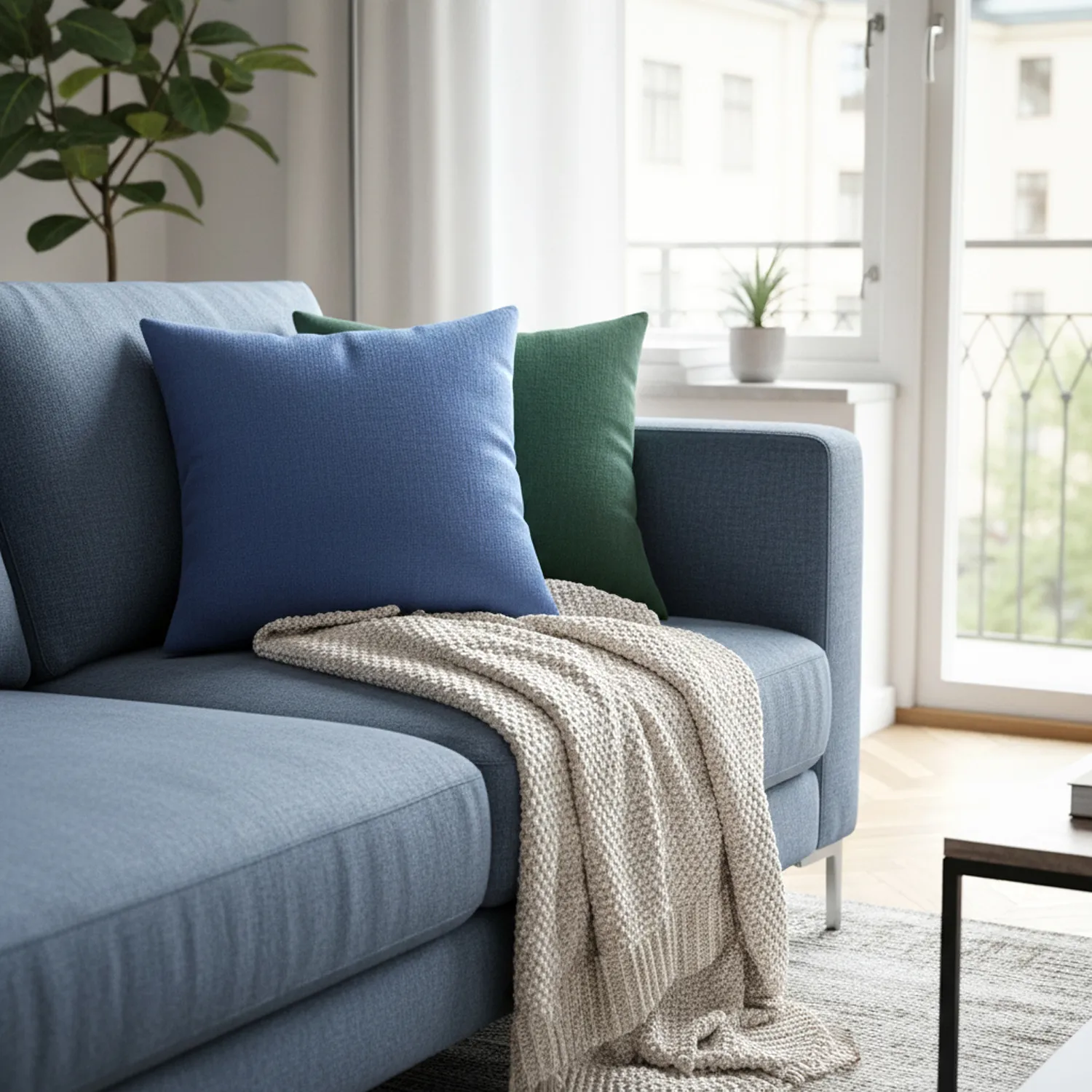 Kissenbezug - Luana (blau)