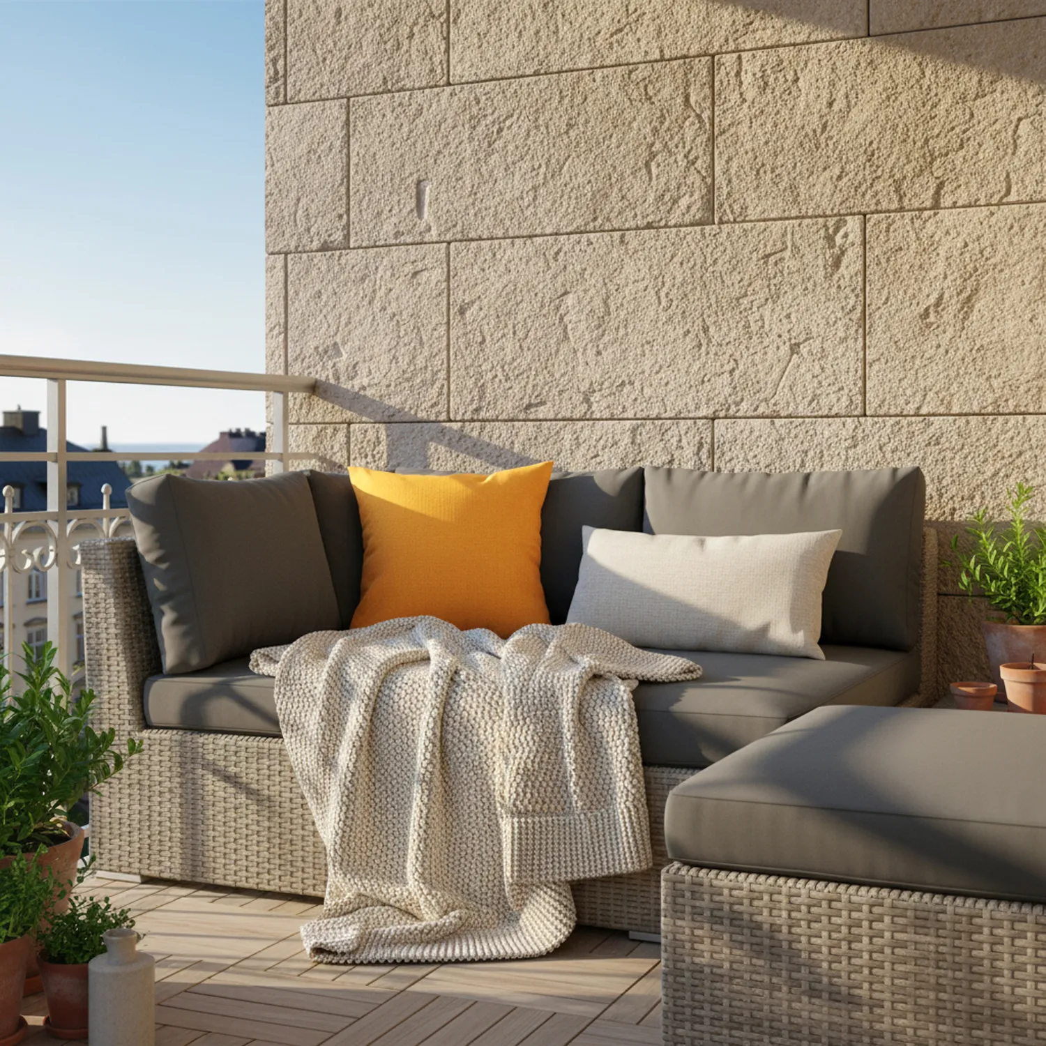 Kissenbezug - Luana (gelb)