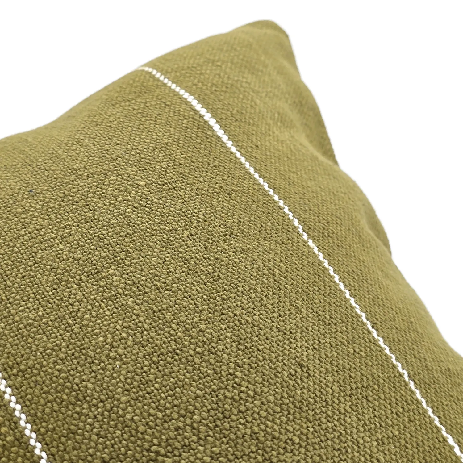 Housse de coussin - Martina Stripe (vert/blanc)