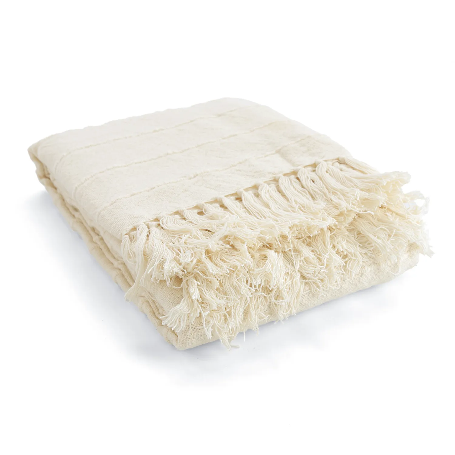Decken - Nalani cotton throw (creme)