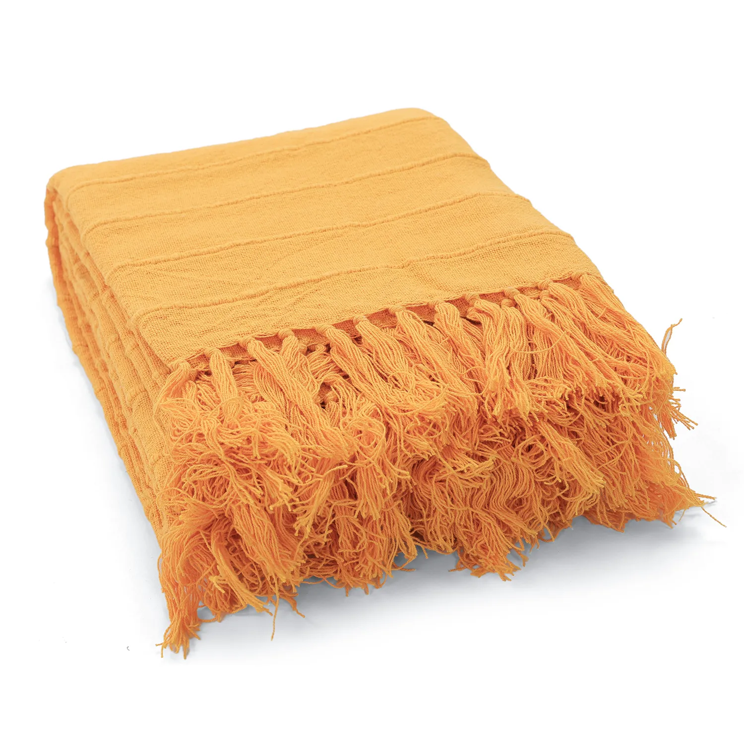Decken - Nalani cotton throw (orange)
