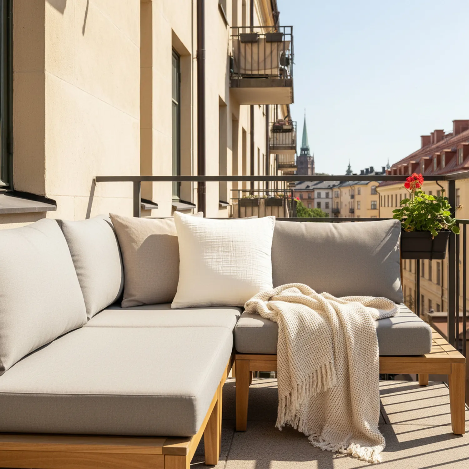 Housse de coussin - Vanja (crème)