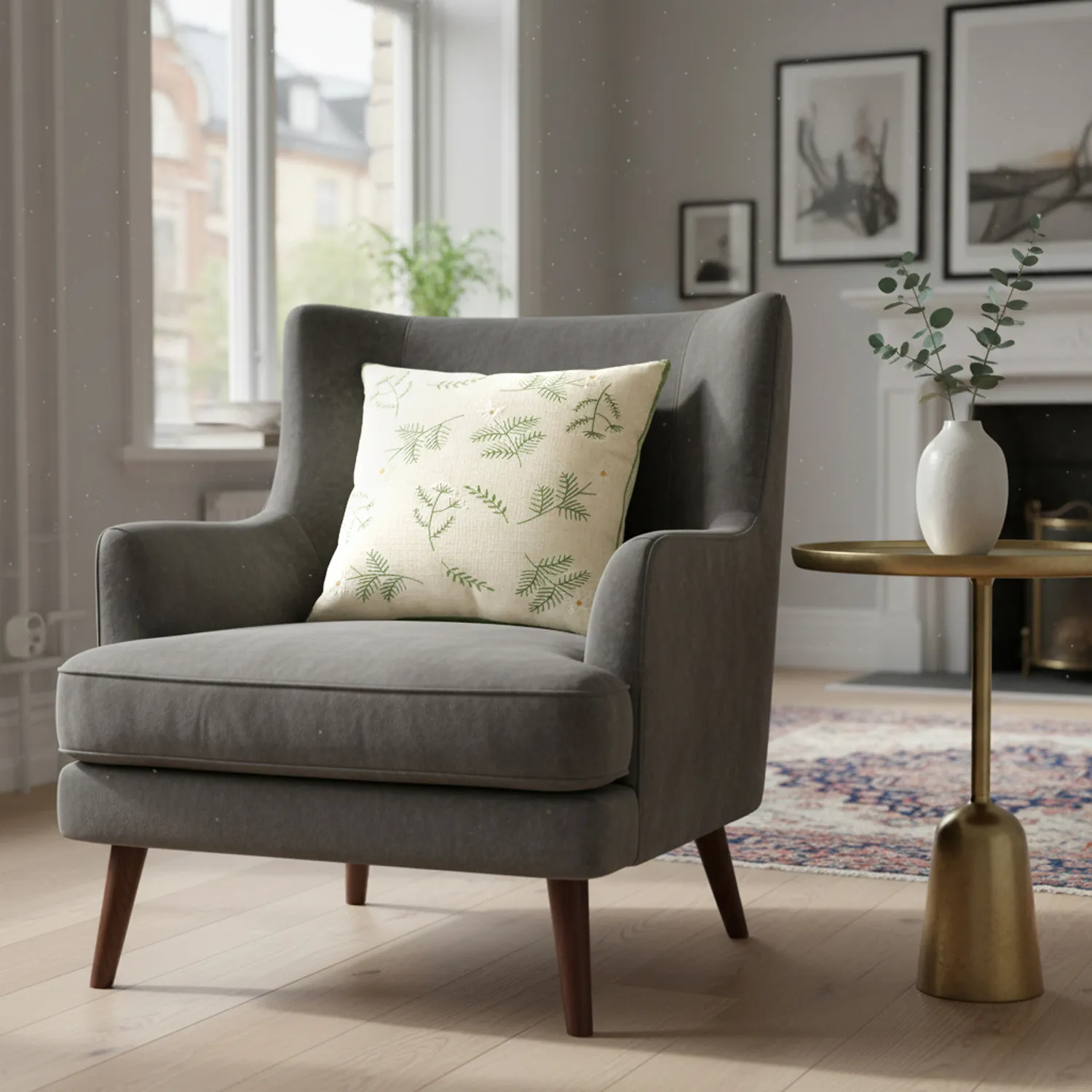 Kissenbezug - Vasa Embroidered Cushion Cover (mehrfarbig)