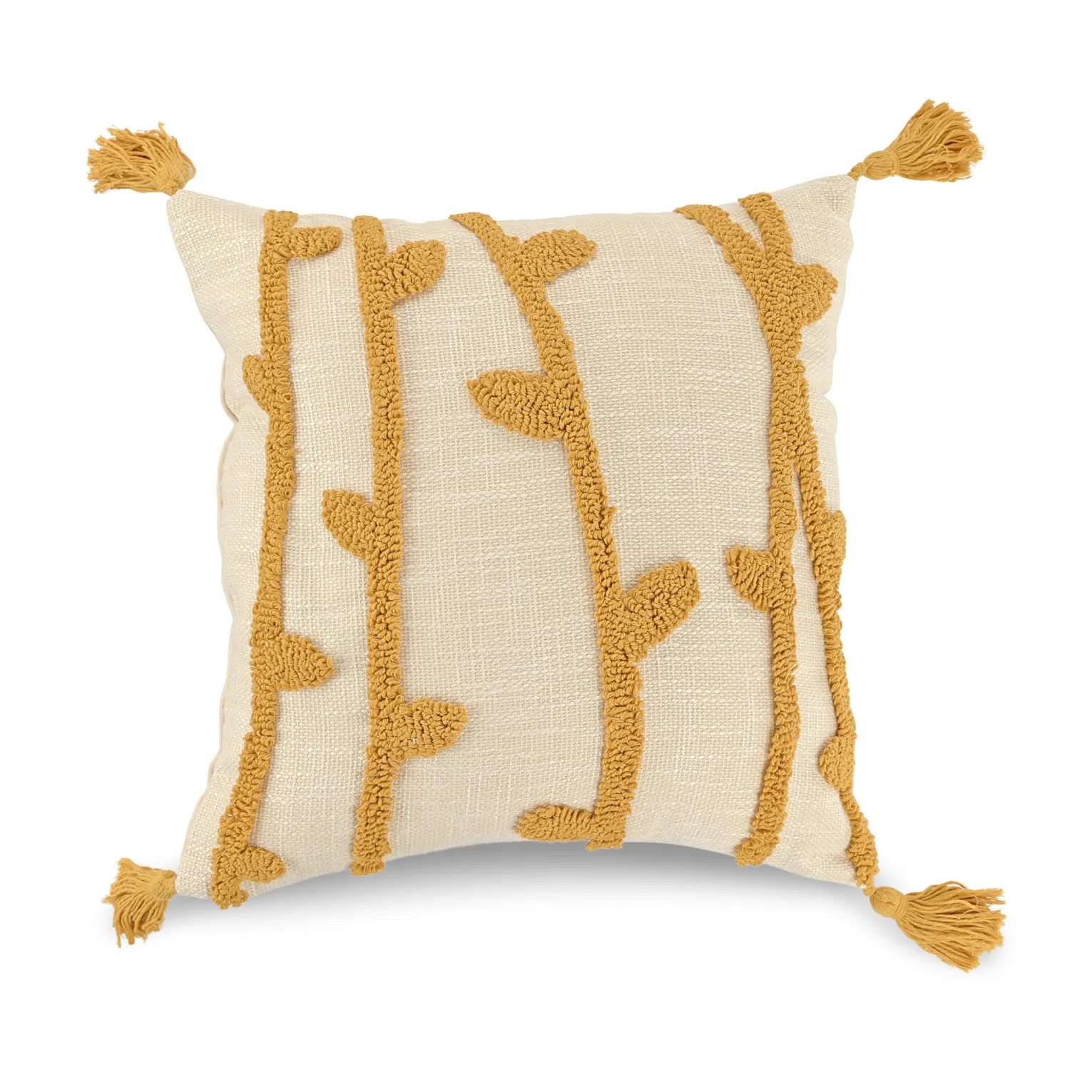 Kissenbezug - Vine (weiß/gelb)