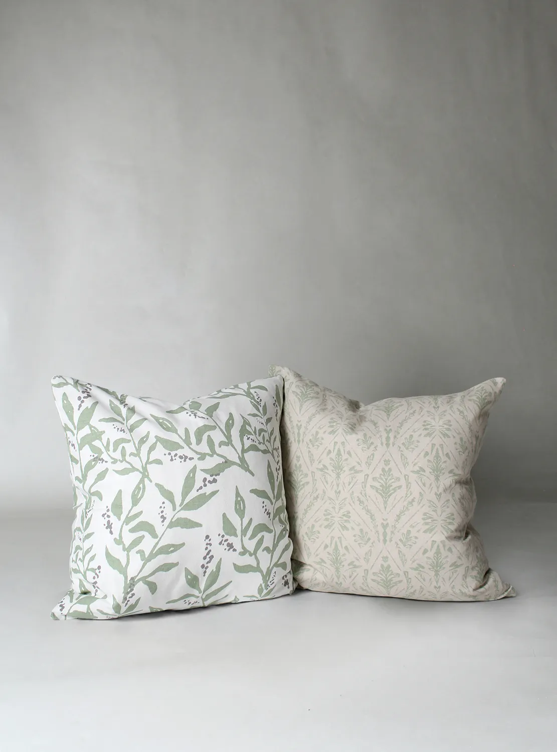 Kissenbezug x 2 - Minna (grün)