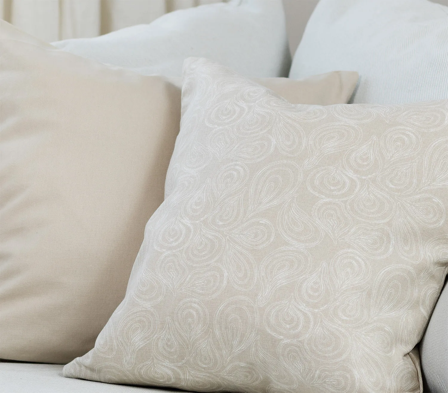 Kissenbezug x 2 - Merja (beige)