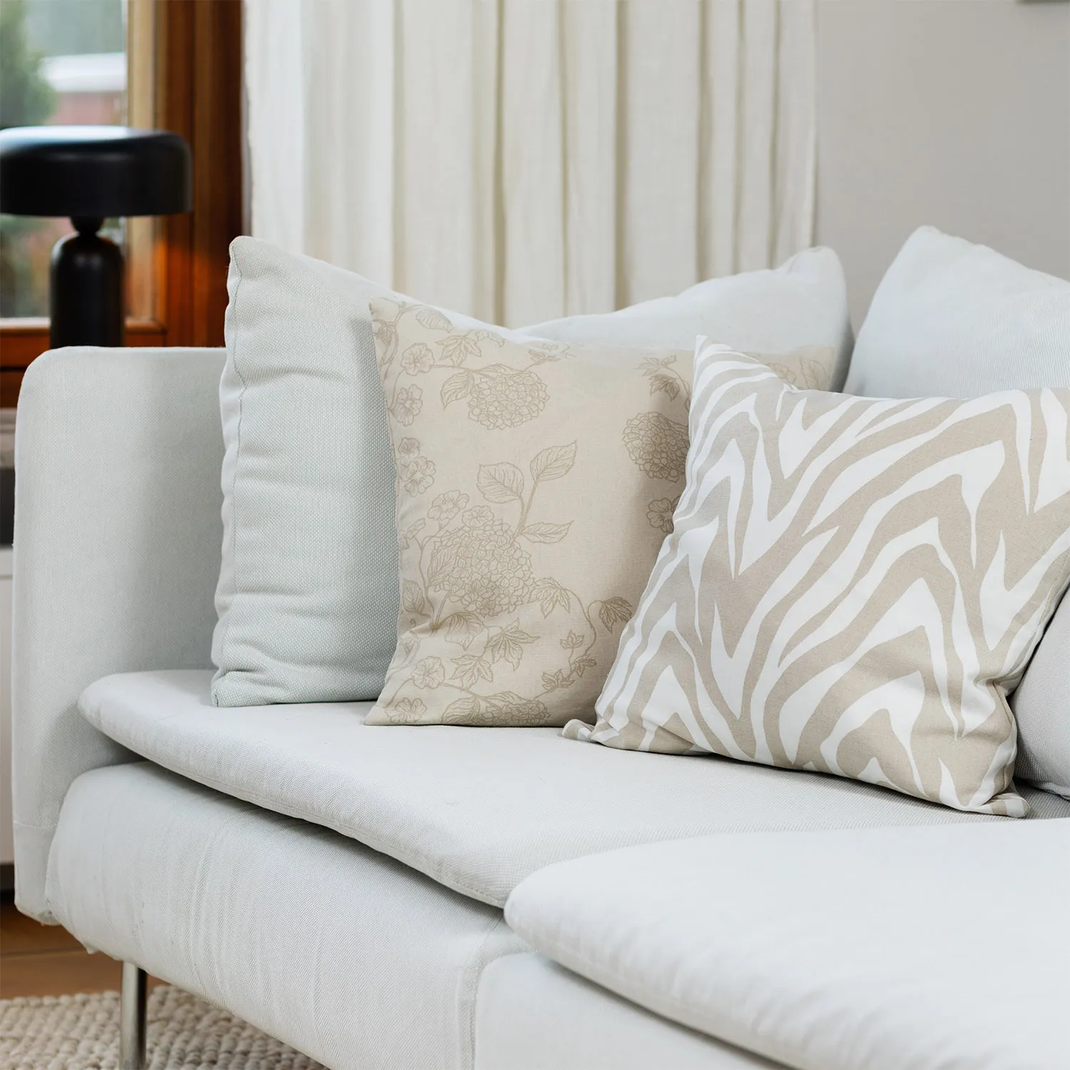 Kissenbezug x 2 - Minna (beige)