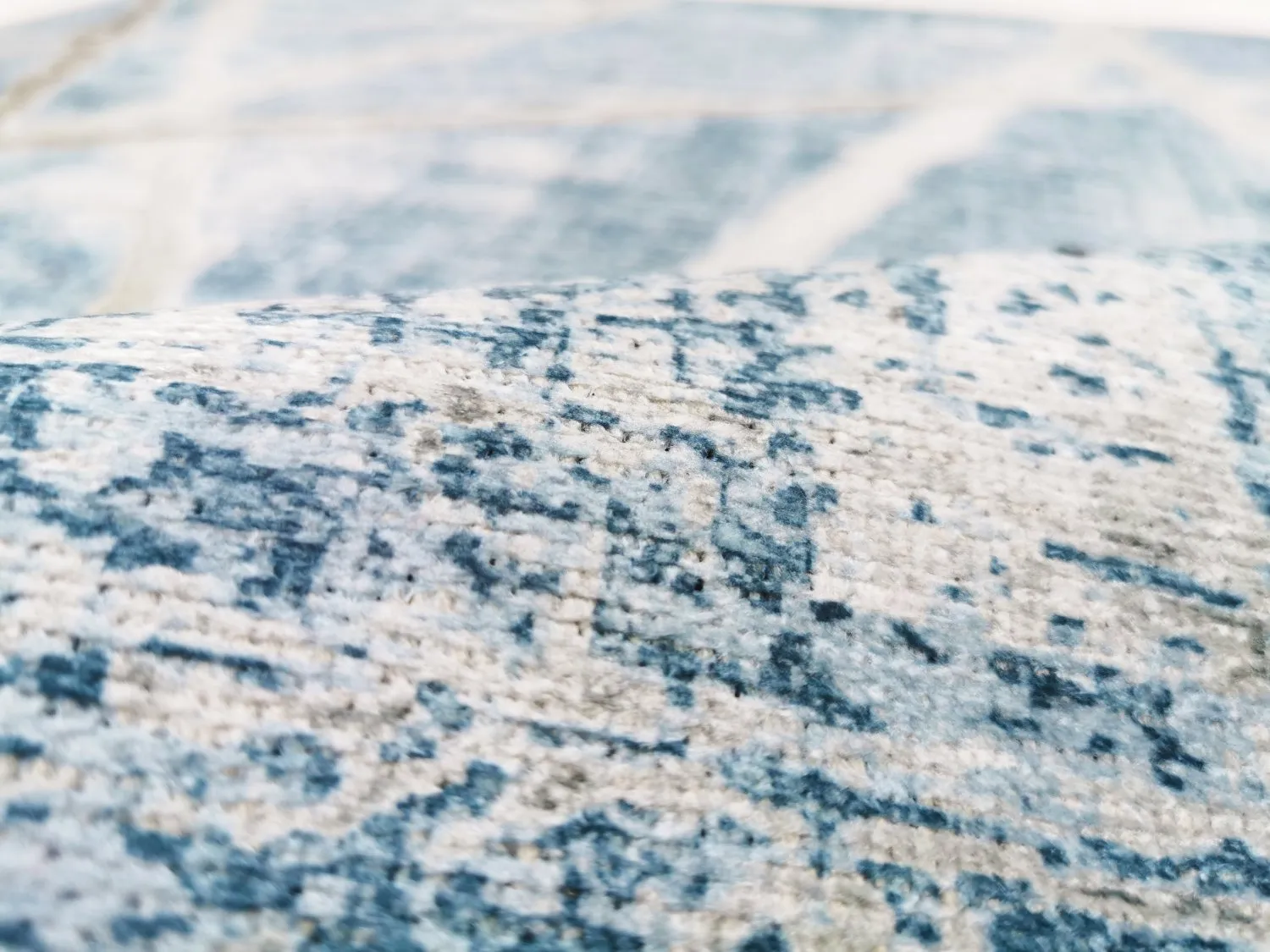 Wilton-Teppich - Lagos (blau)