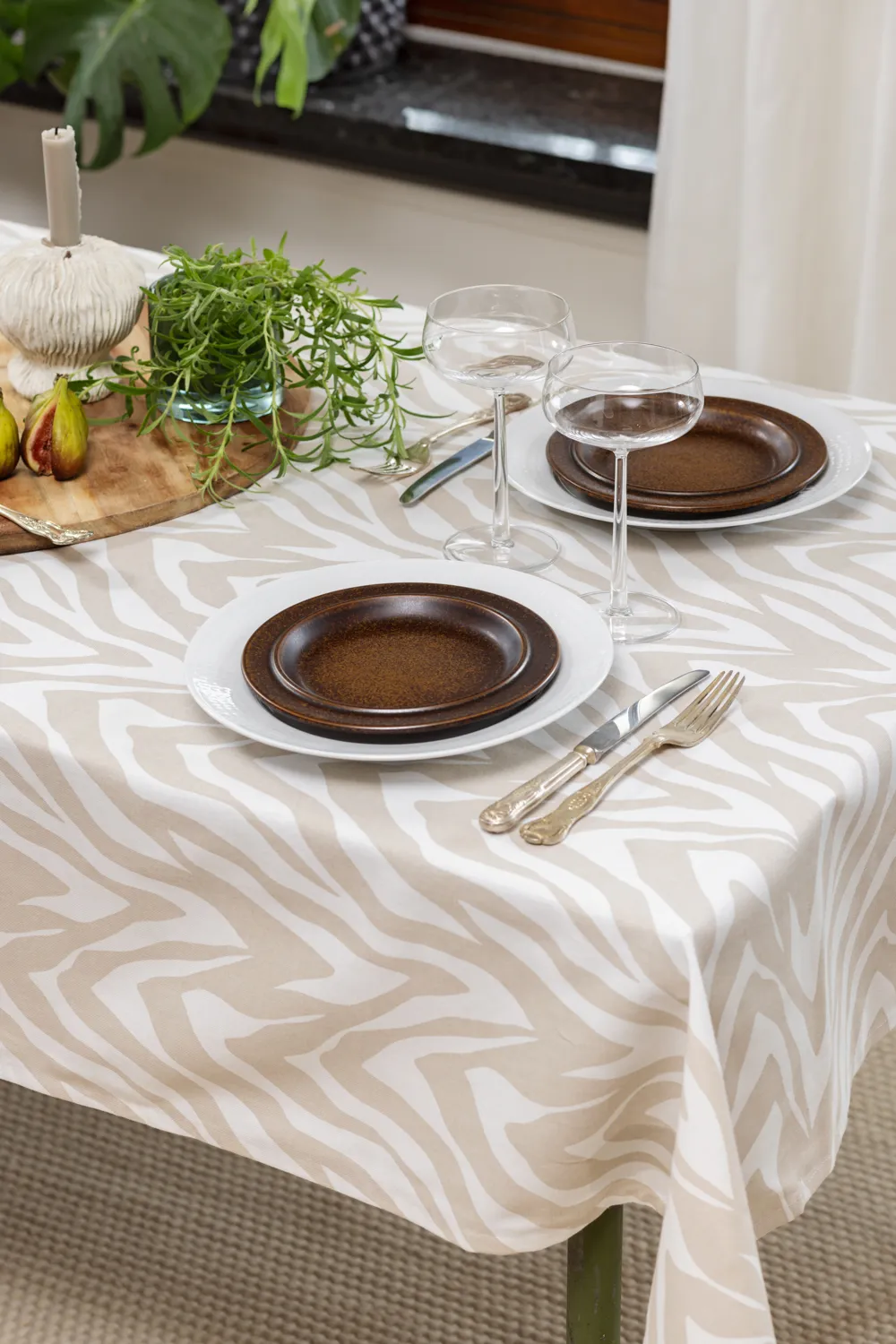 Nappe en coton Laura (beige)