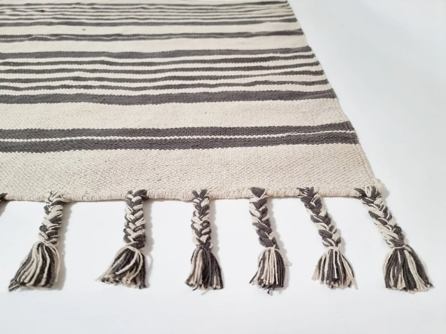 Baumwollteppich - Lehi (grau)