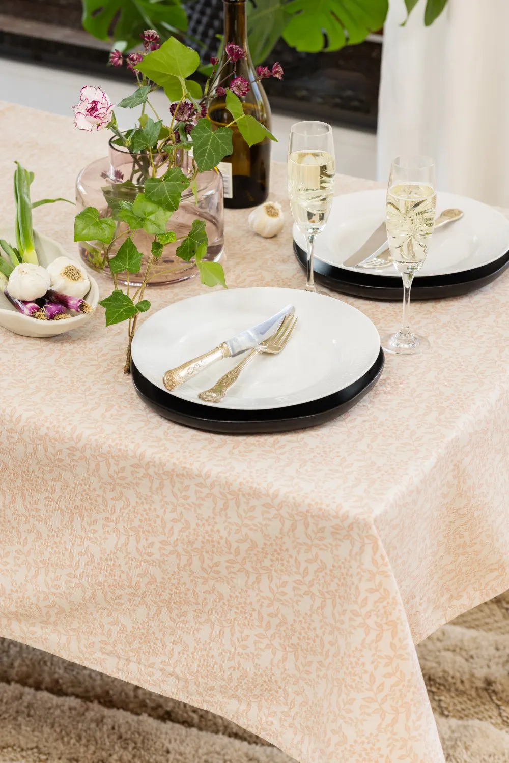 Baumwolltischdecke Lilja (beige)