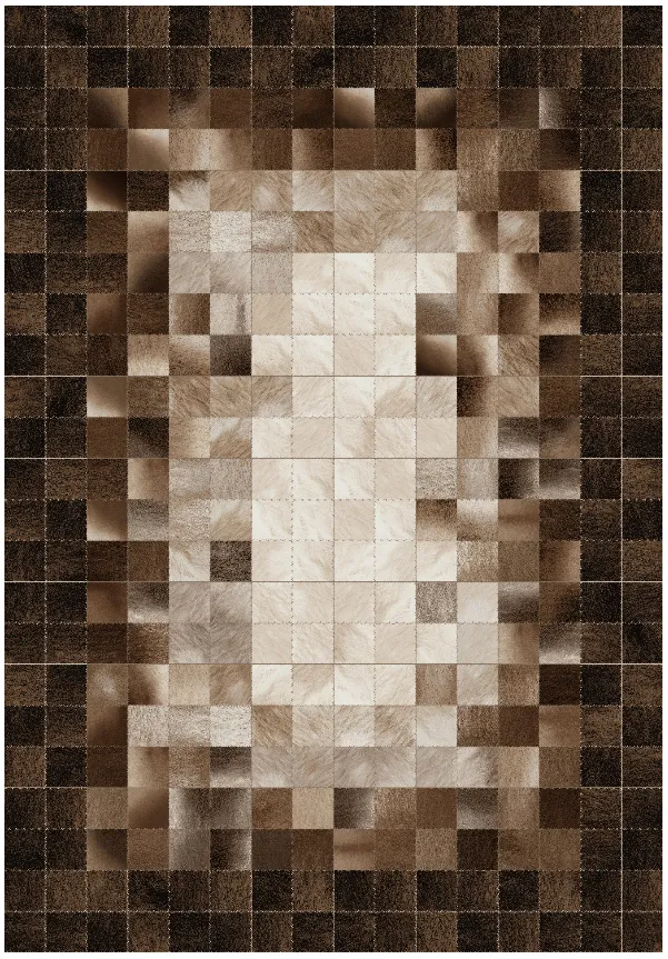 Wilton-Teppich - Livada (braun/bunt)