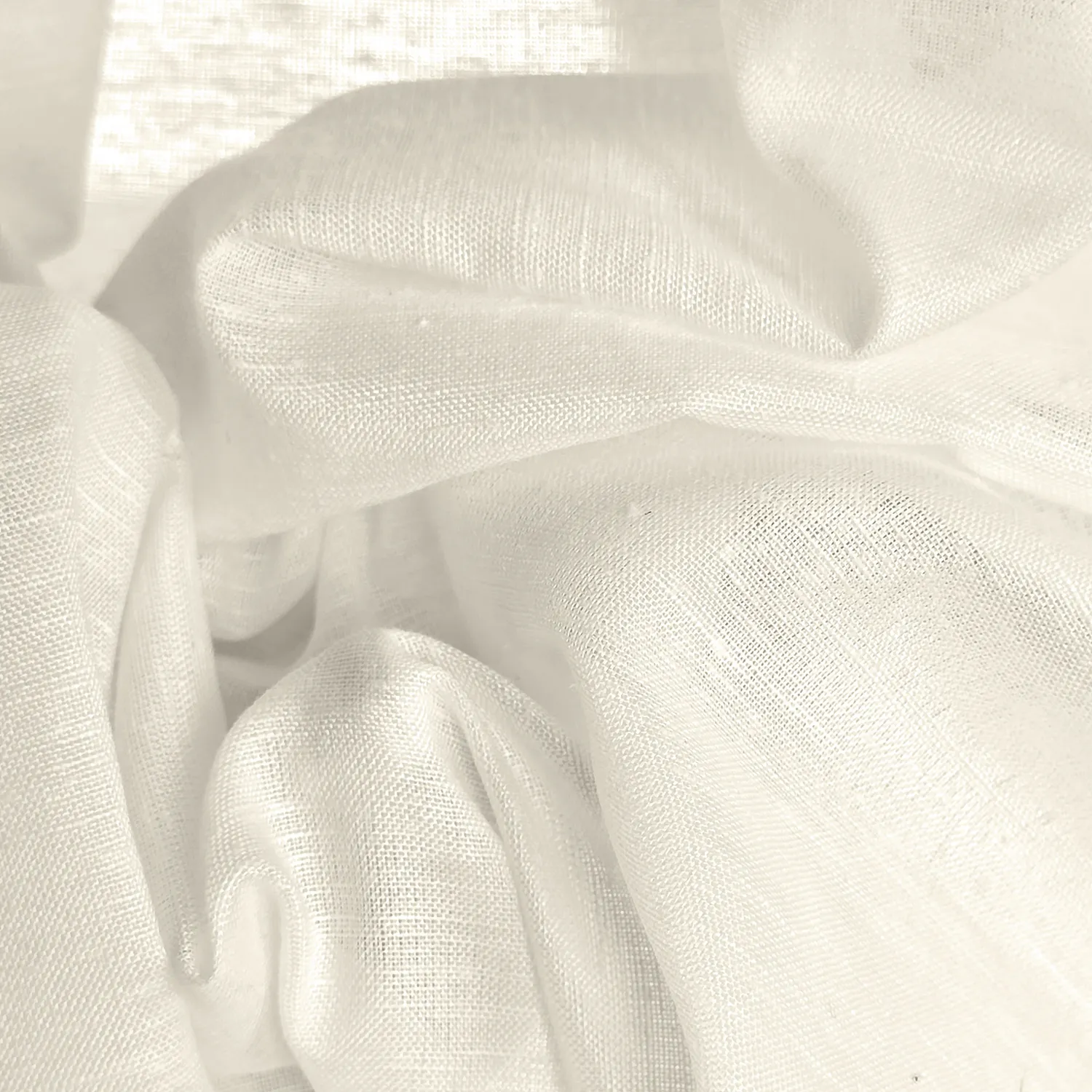 Rideaux Lot de 2 - Rideau mélange lin Lumira (crème)