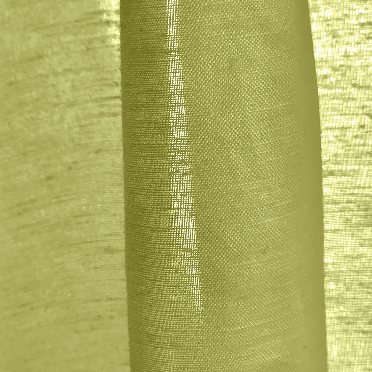 Rideaux Lot de 2 - Rideau mélange lin Lumira (vert)