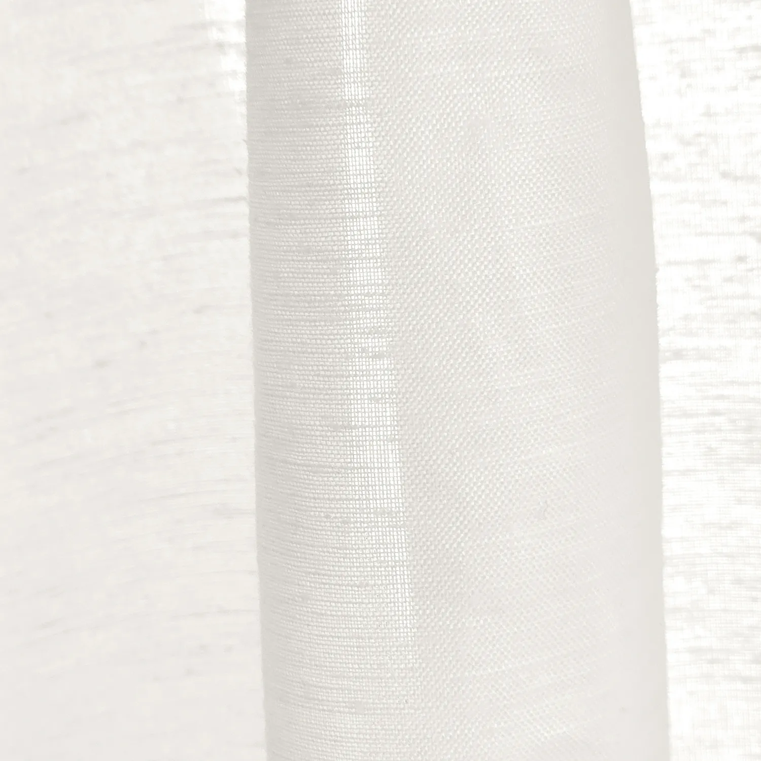 Vorhänge 2er-Pack - Leinenmischvorhang Lumira (weiß)