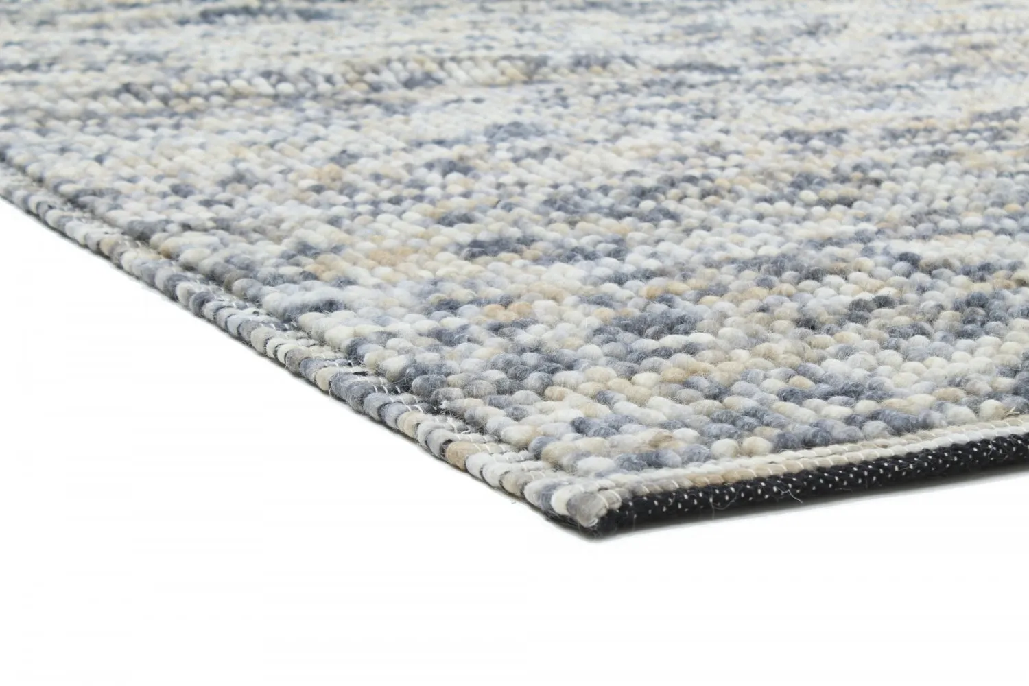 Wollteppich - Luna (blau)