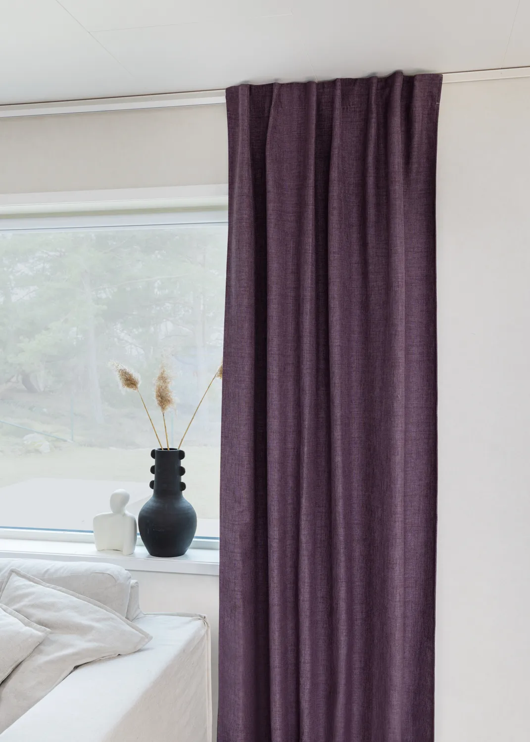 Vorhänge - Verdunkelungsvorhänge Raya (violett)