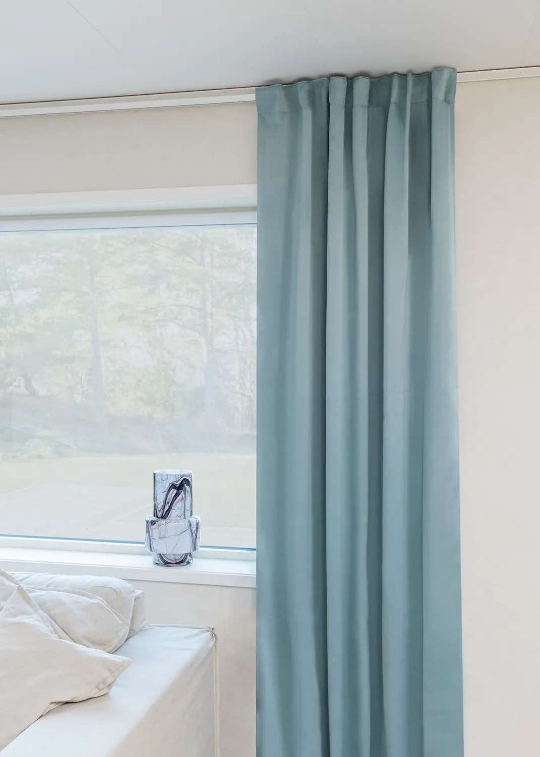 Vorhänge - Verdunkelungsvorhänge Vida (hellblau)