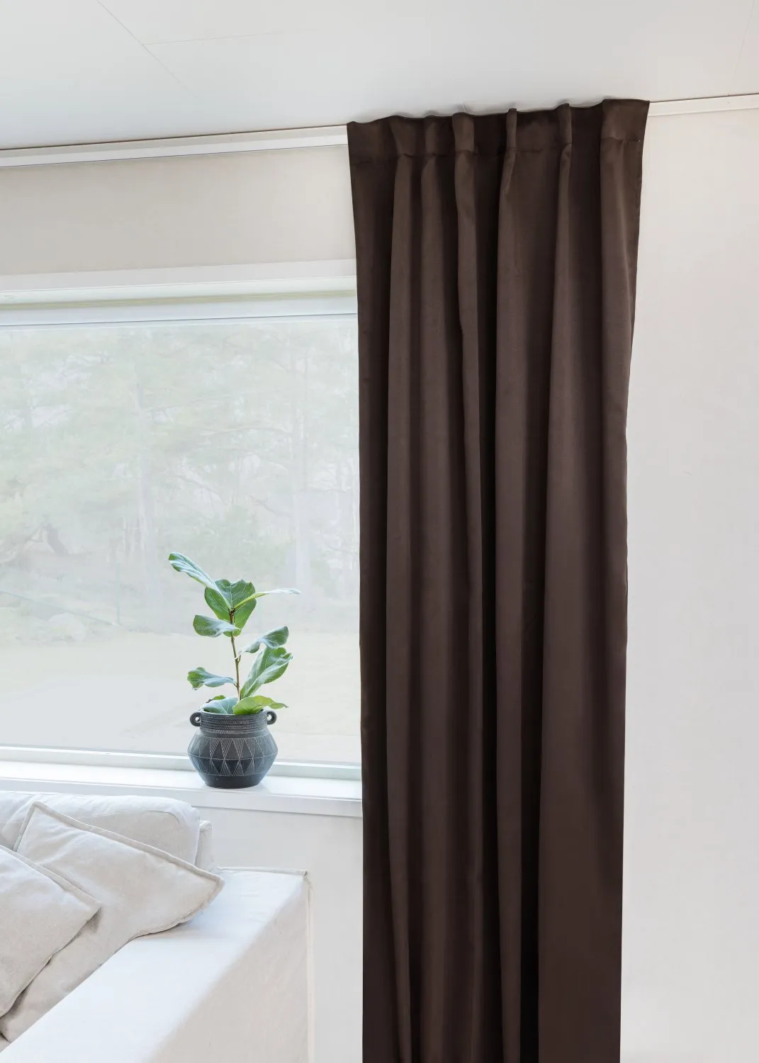 Rideaux - Rideau occultant Vida (marron foncé)