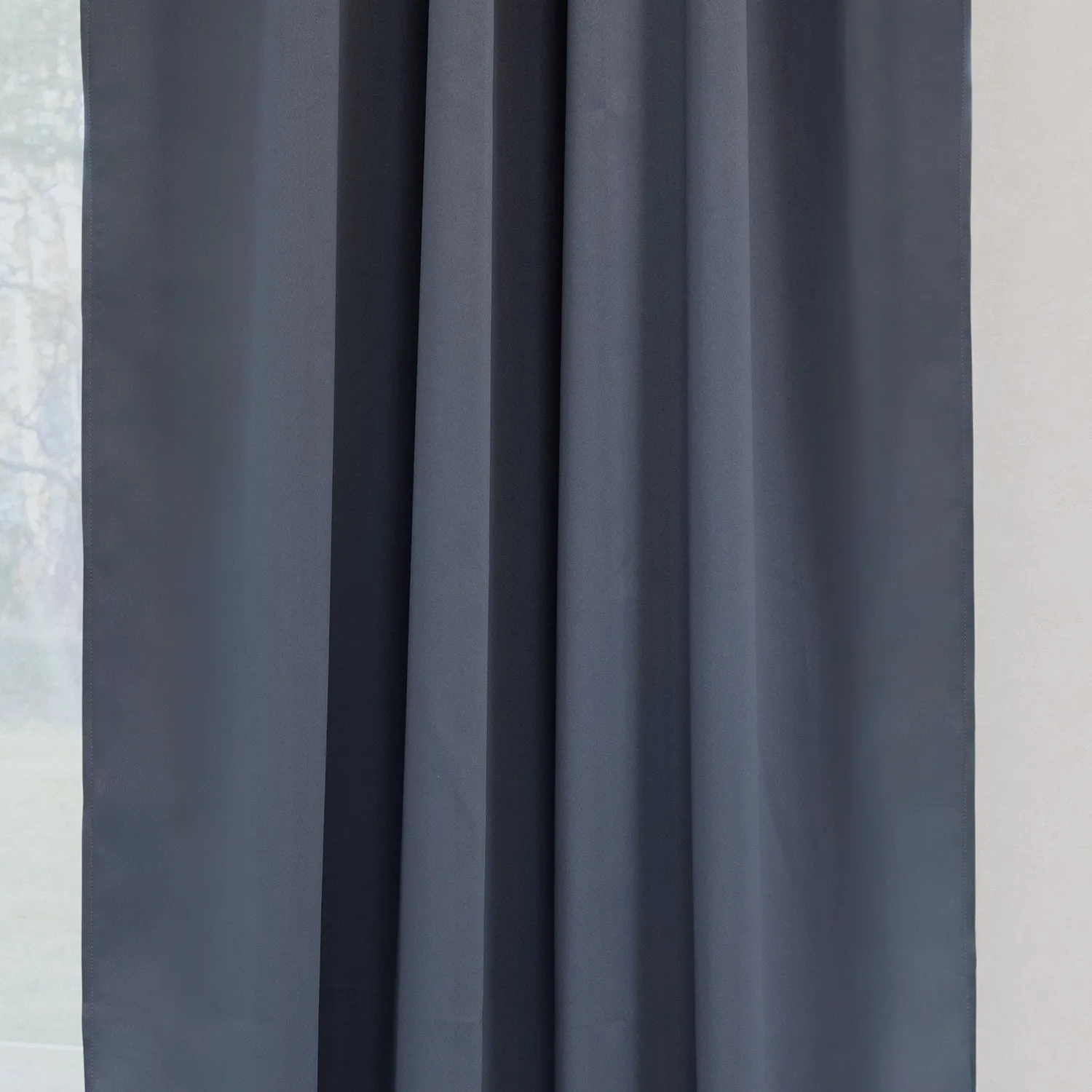 Vorhänge - Verdunkelungsvorhänge Alina (blau/grau)