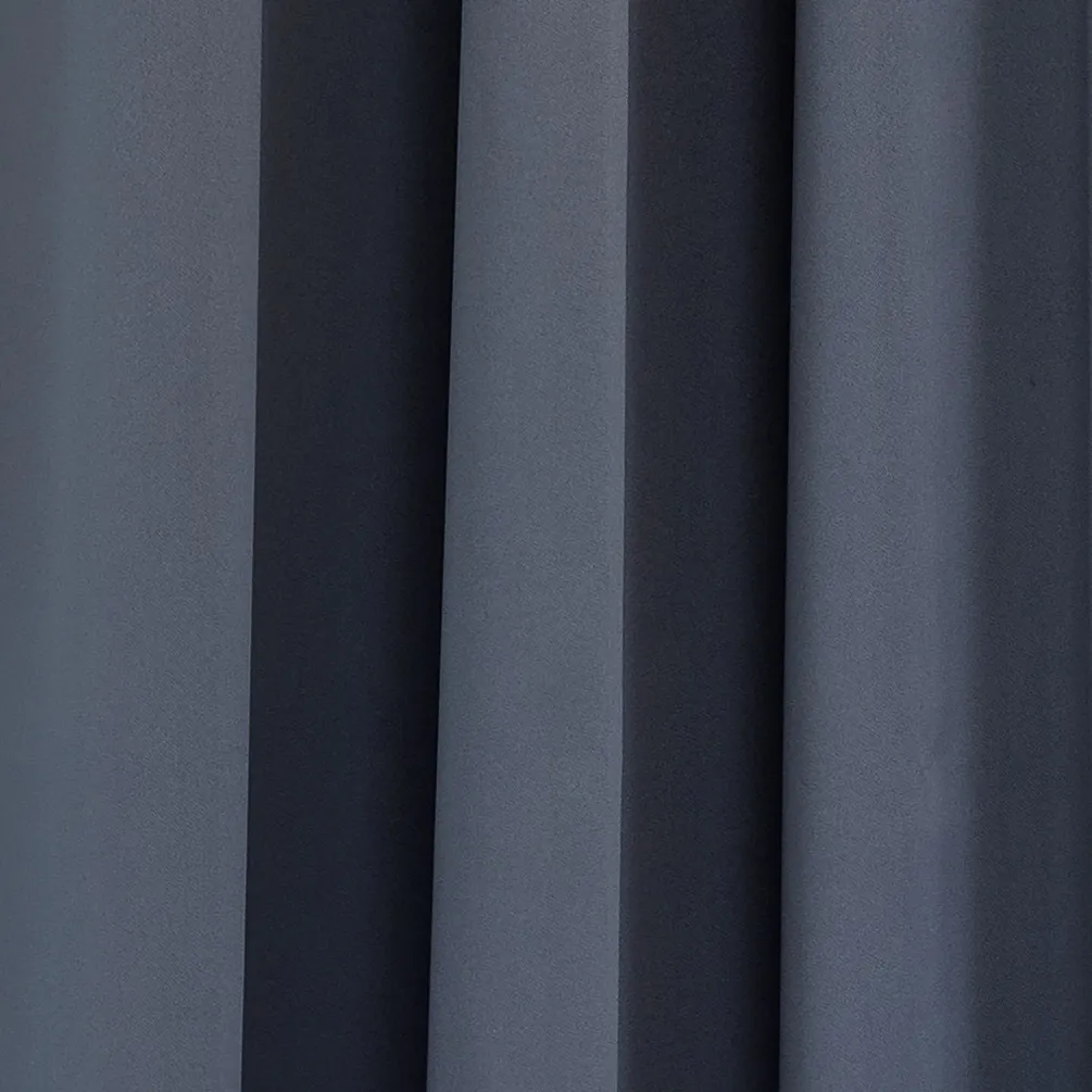 Vorhänge - Verdunkelungsvorhänge Alina (blau/grau)