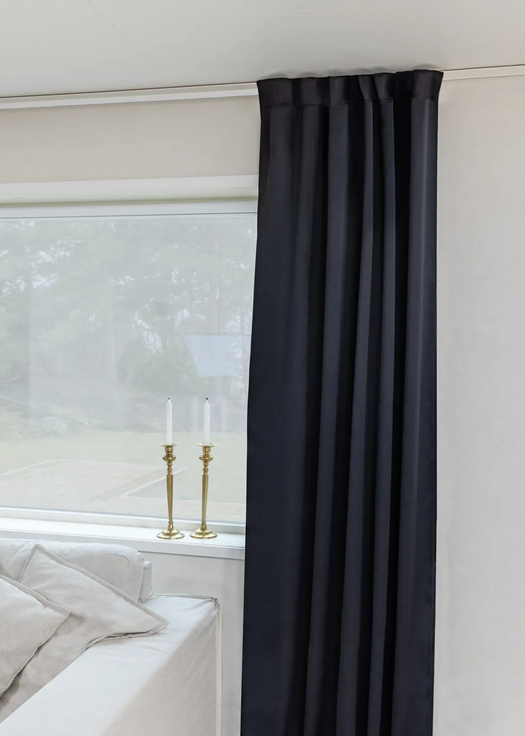 Vorhänge - Verdunkelungsvorhänge Alina (schwarz)