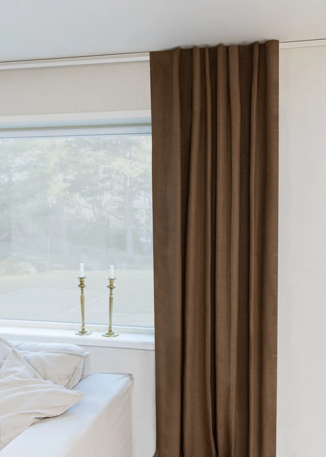 Rideaux - Rideau occultant Amaris (marron foncé)