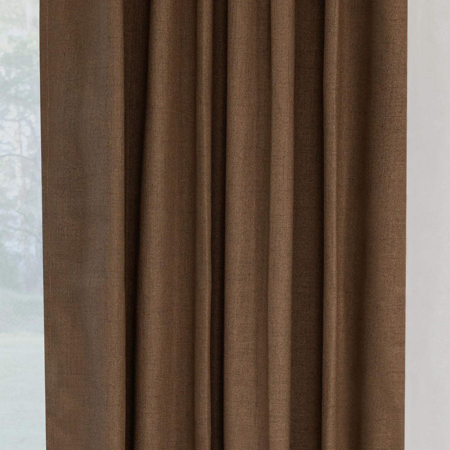 Rideaux - Rideau occultant Amaris (marron foncé)