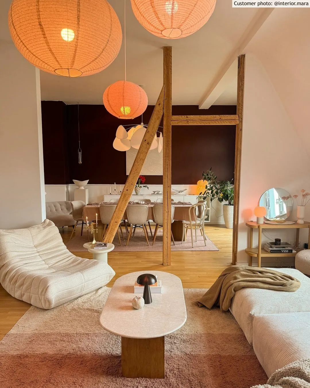 Hochflorteppiche - Mareto Natural Cotton Shaggy (braun)