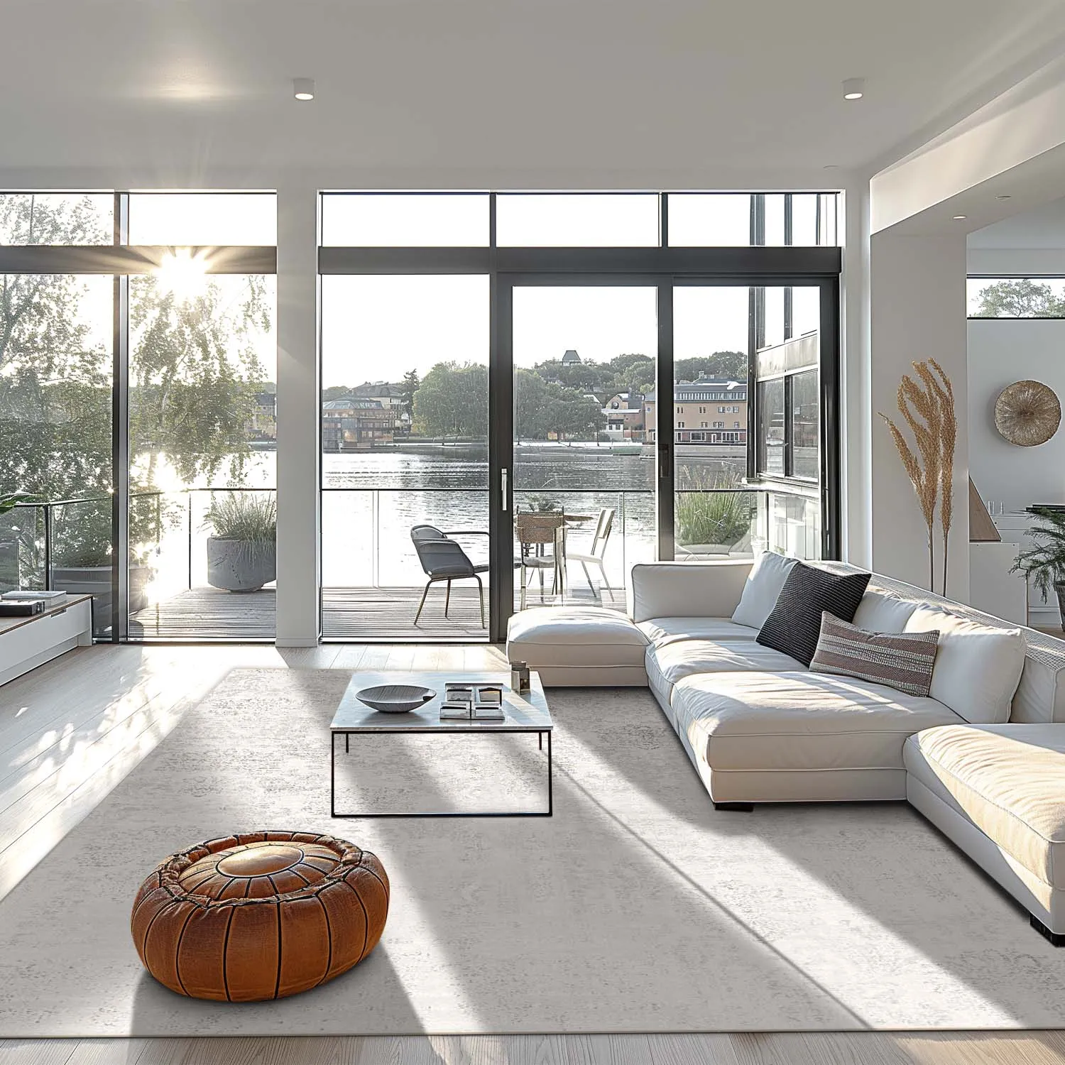 Wilton-Teppich - Abyar (grau)