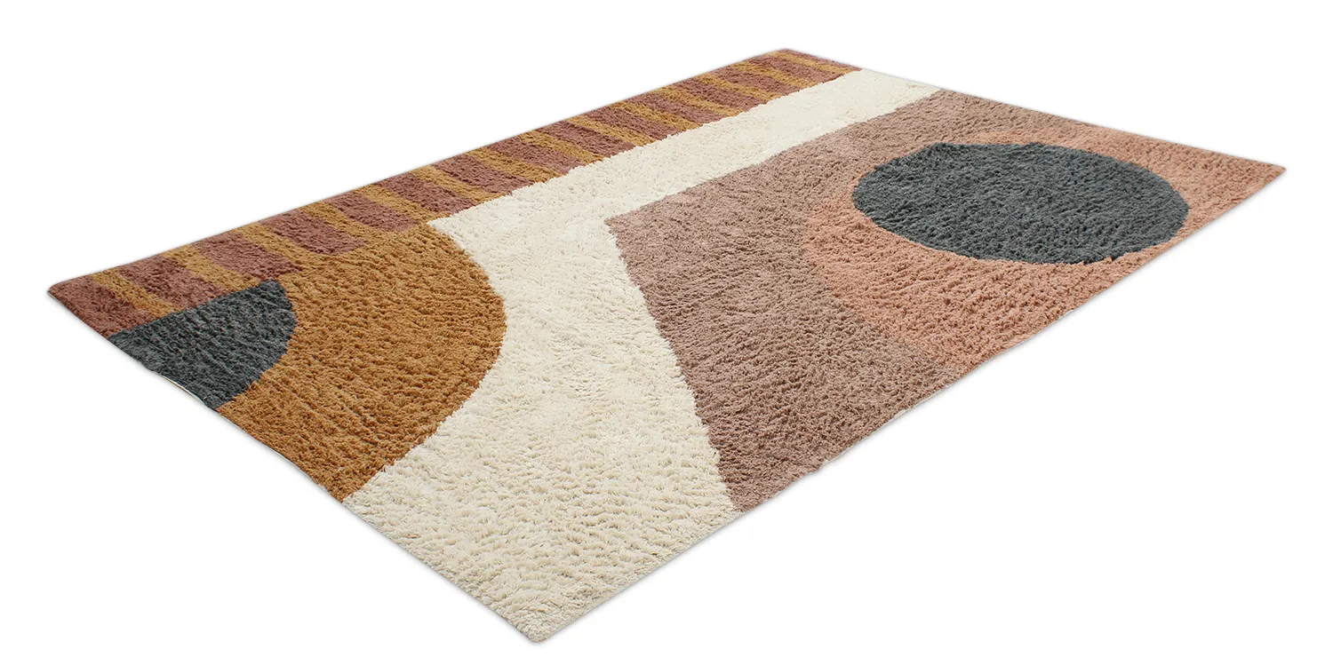Tapis à poils longs - Alpe Natural Cotton Shaggy (multi)