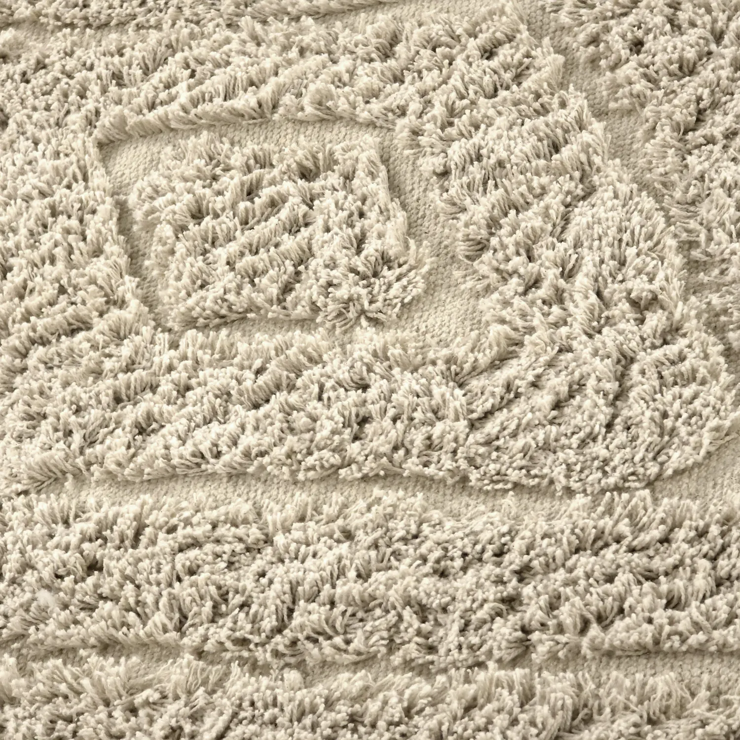 Runde Teppiche - Amberley Natural Cotton Shaggy (beige)