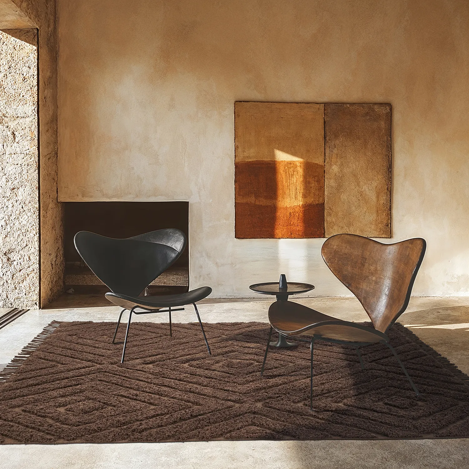 Hochflorteppiche - Amberley Natural Cotton Shaggy (braun)