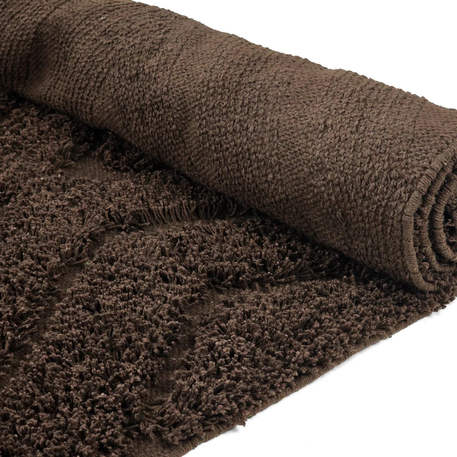 Hochflorteppiche - Amberley Natural Cotton Shaggy (braun)