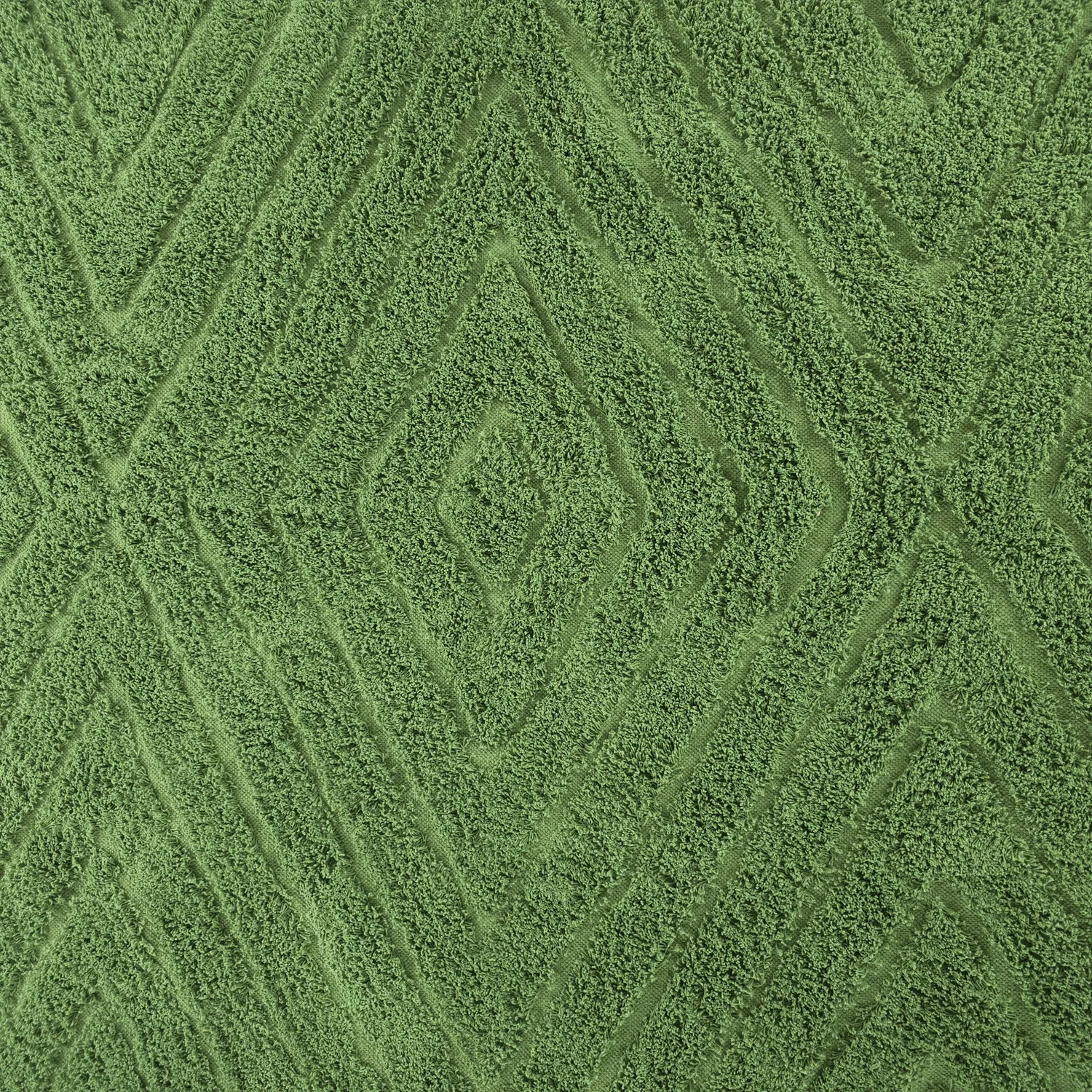 Hochflorteppiche - Amberley Natural Cotton Shaggy (grün)