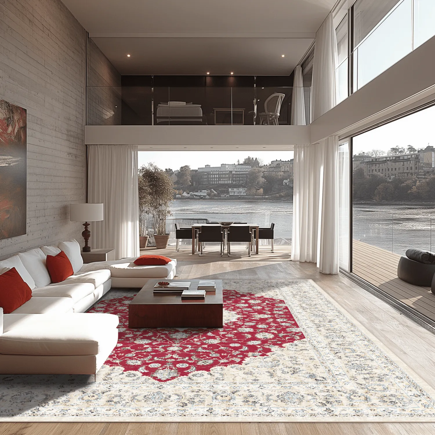 Wilton-Teppich - Arabella (rot)