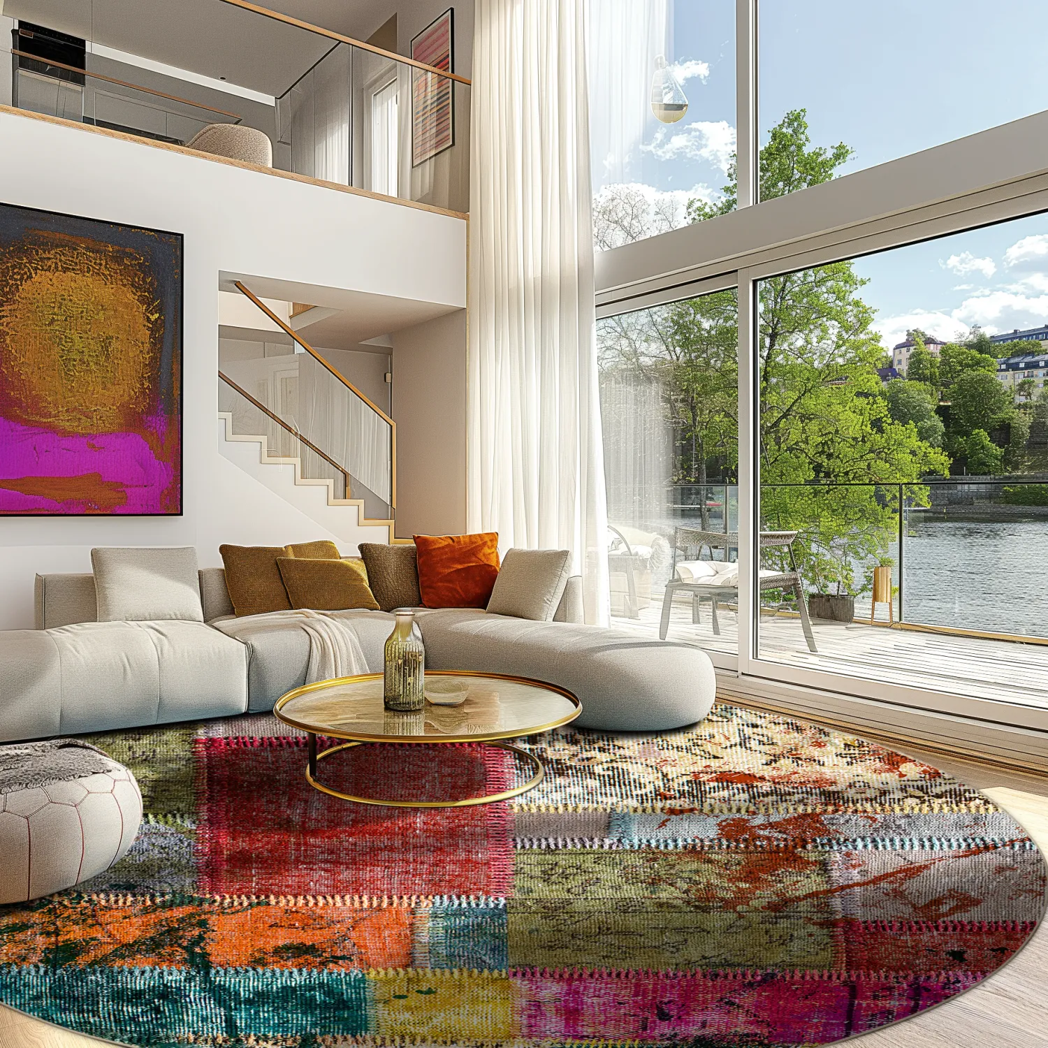 Rund Teppich - Ariana (multi)