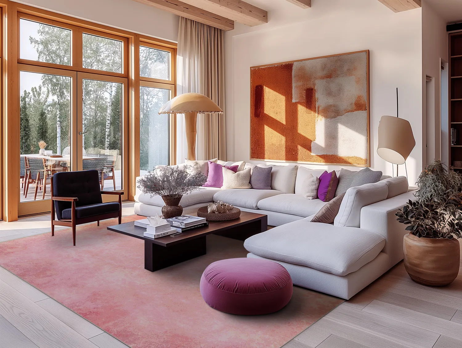 Wilton-Teppich - Baden (rosa)