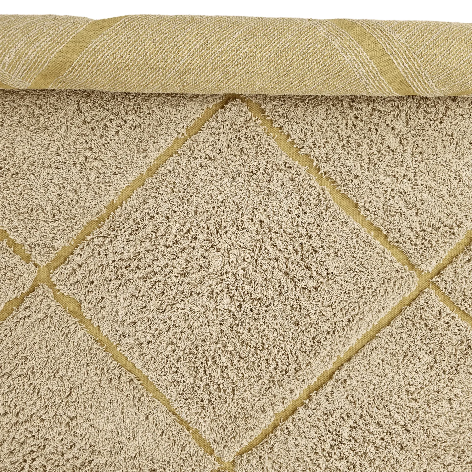 Hochflorteppiche - Bellevue Natural Cotton Shaggy (beige/braun)