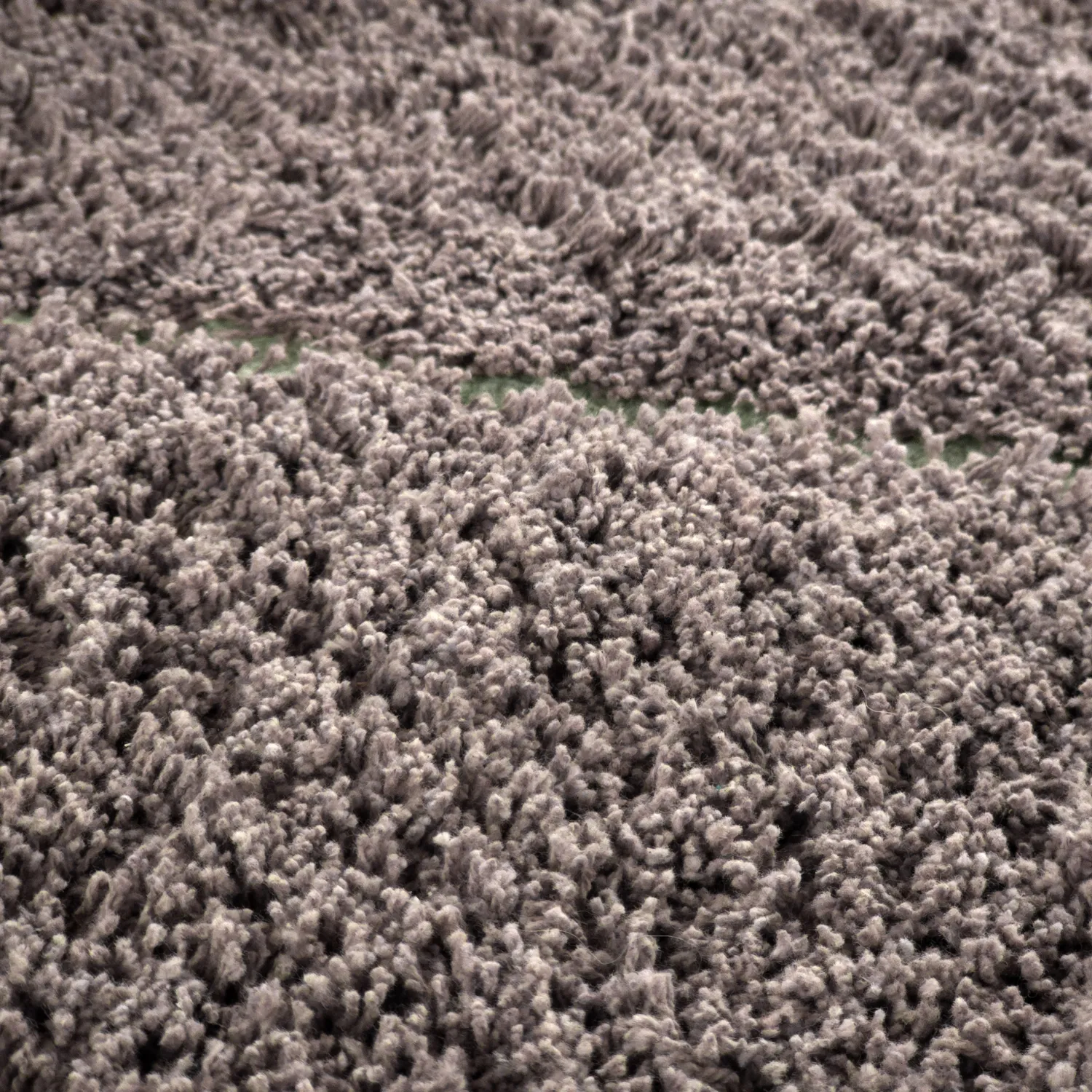 Hochflorteppiche - Bellevue Natural Cotton Shaggy (taupe/grün)