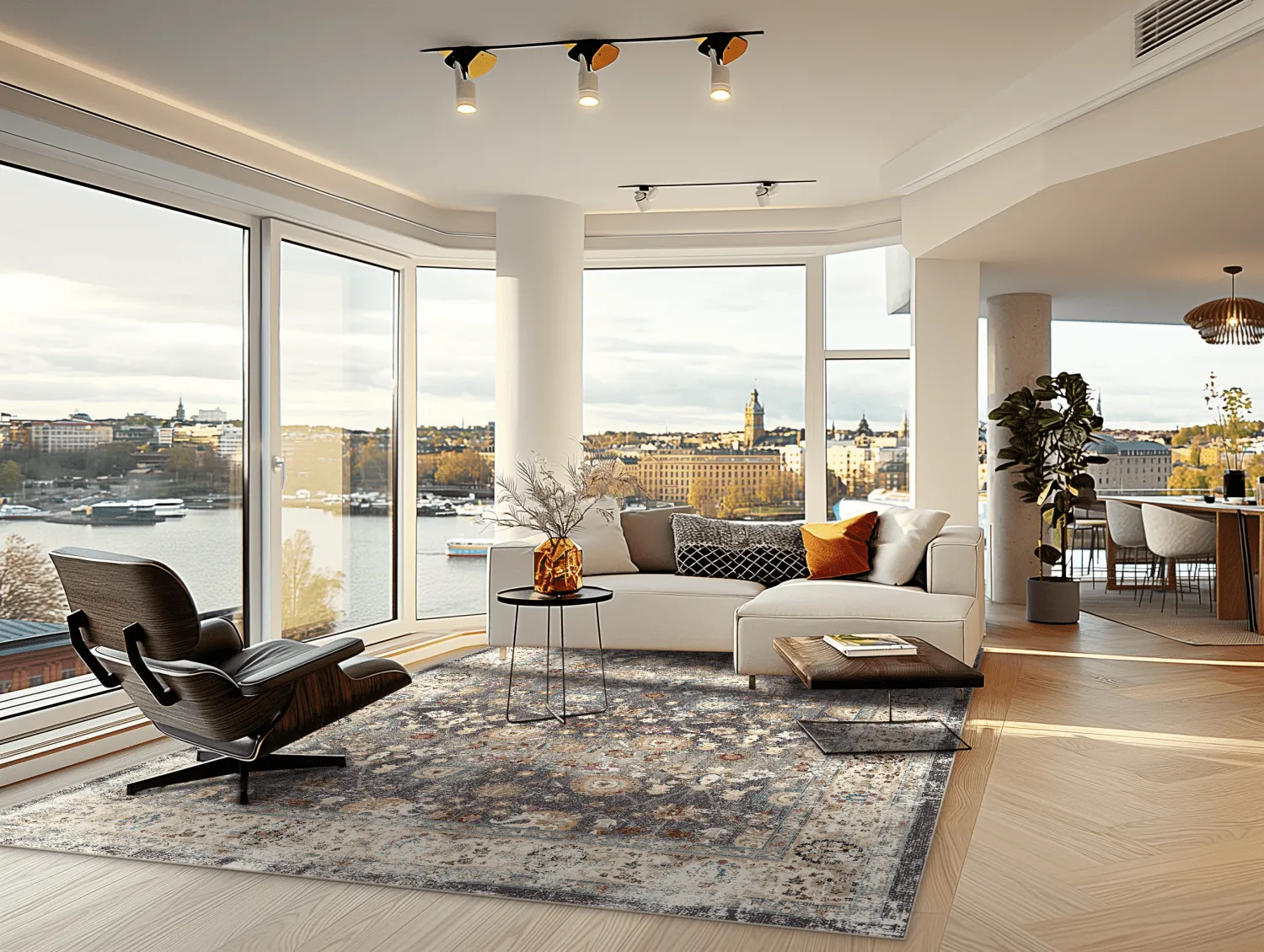 Wilton-Teppich - Bouhjar (grau/multi)