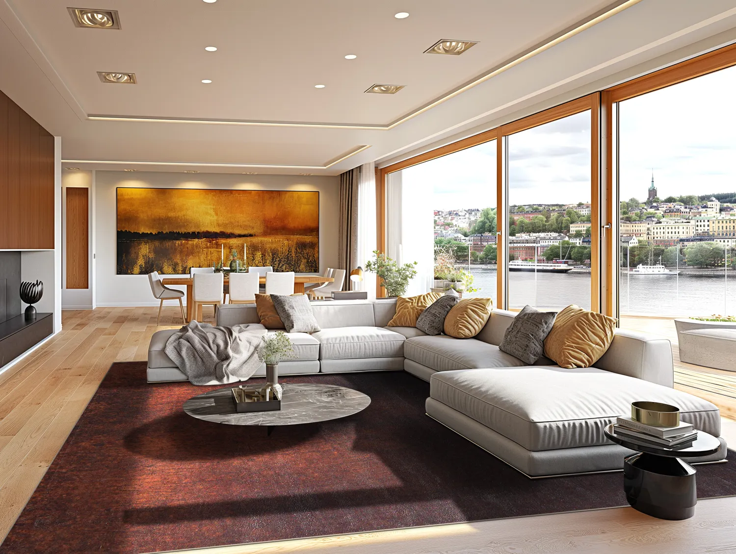 Wilton-Teppich - Bovera (rot)