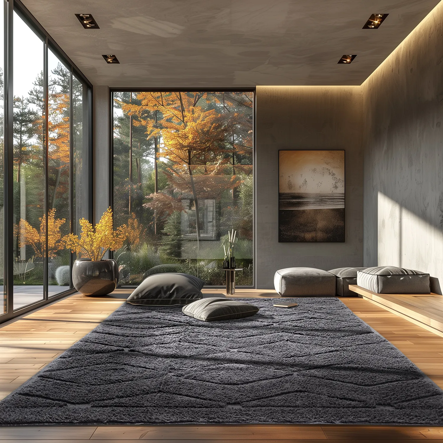 Hochflorteppiche - Brynn Natural Cotton Shaggy (schwarz)