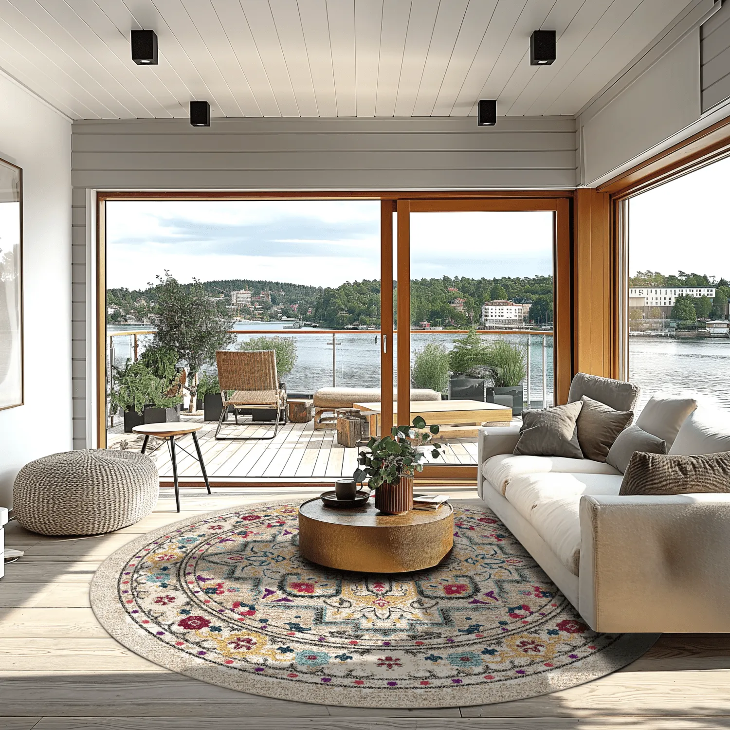 Rund Teppich - Castro (bunt)