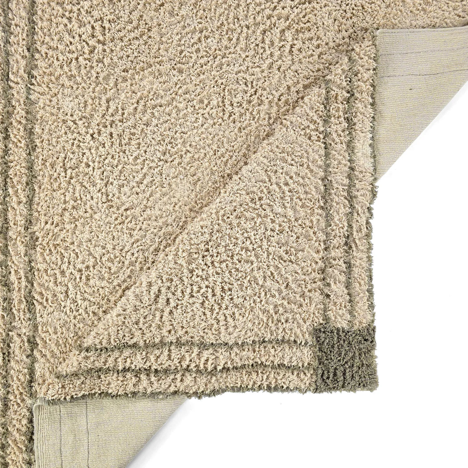 Hochflorteppiche - Cataya Natural Cotton Shaggy (beige/taupe)