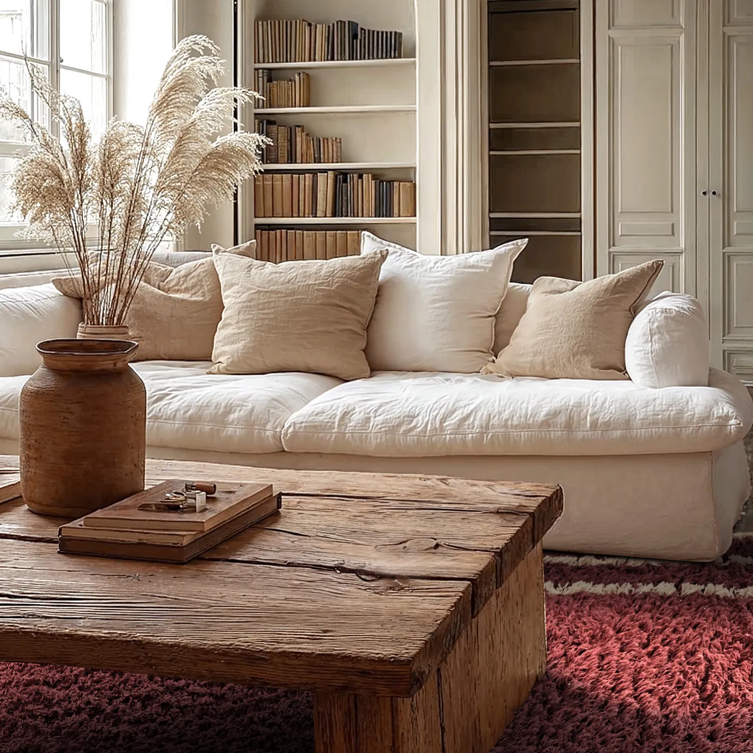 Hochflorteppiche - Cataya Natural Cotton Shaggy (braun/beige)