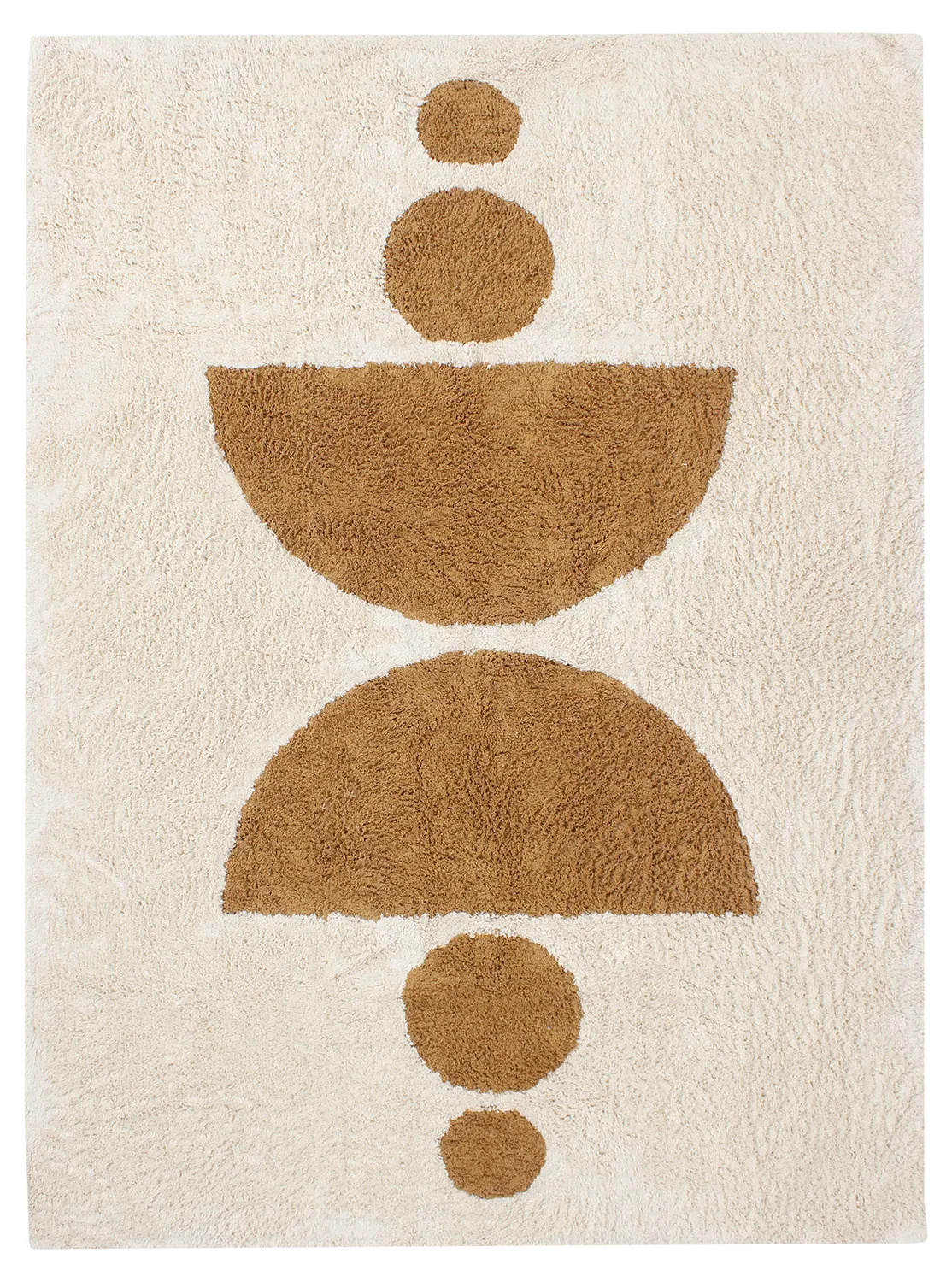 Tapis à poils longs - Cervia Natural Cotton Shaggy (beige)